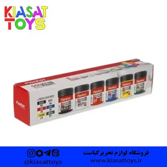 گواش 6 رنگ پنتر