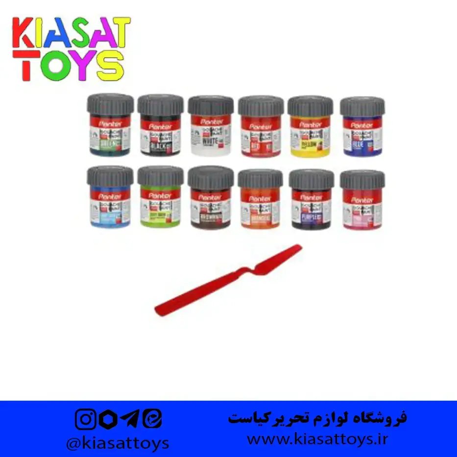گواش 12 رنگ پنتر