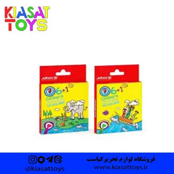پاستل روغنی ۶عددی +1 عددی آریا