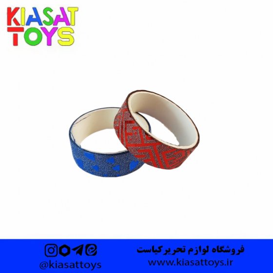چسب نواری فانتزی لیزری10 تایی اکلیلی