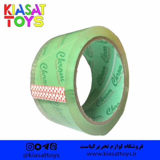 کروم-چسب پهن 90 یارد30 میکرون جلد سبز