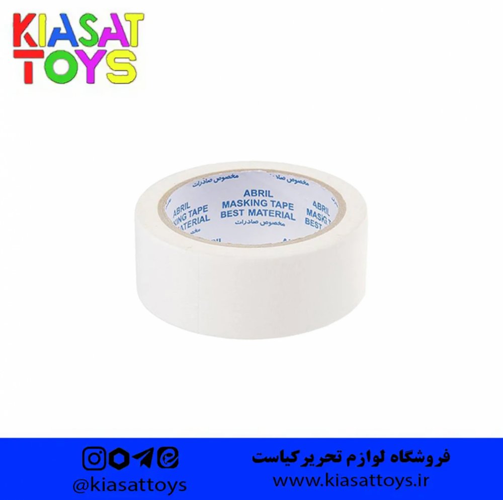 آبریل- چسب کاغذی 4 سانت -16 یارد