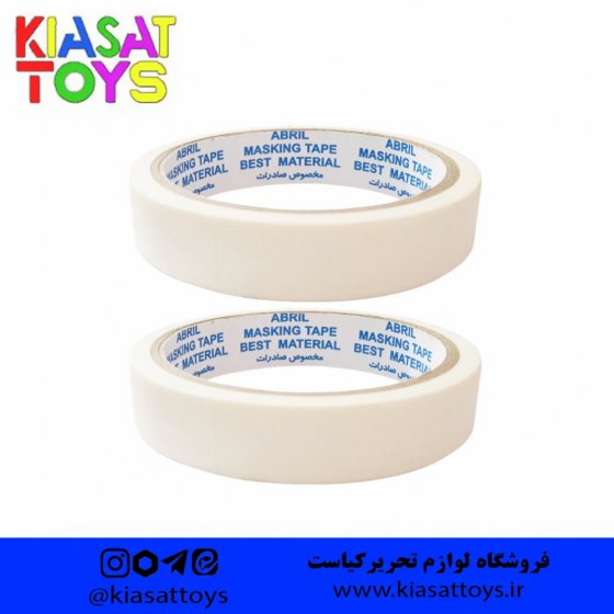 آبریل چسب کاغذی 2 سانت 16 یارد باریک