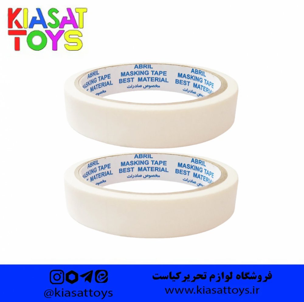 آبریل چسب کاغذی 2 سانت 16 یارد باریک