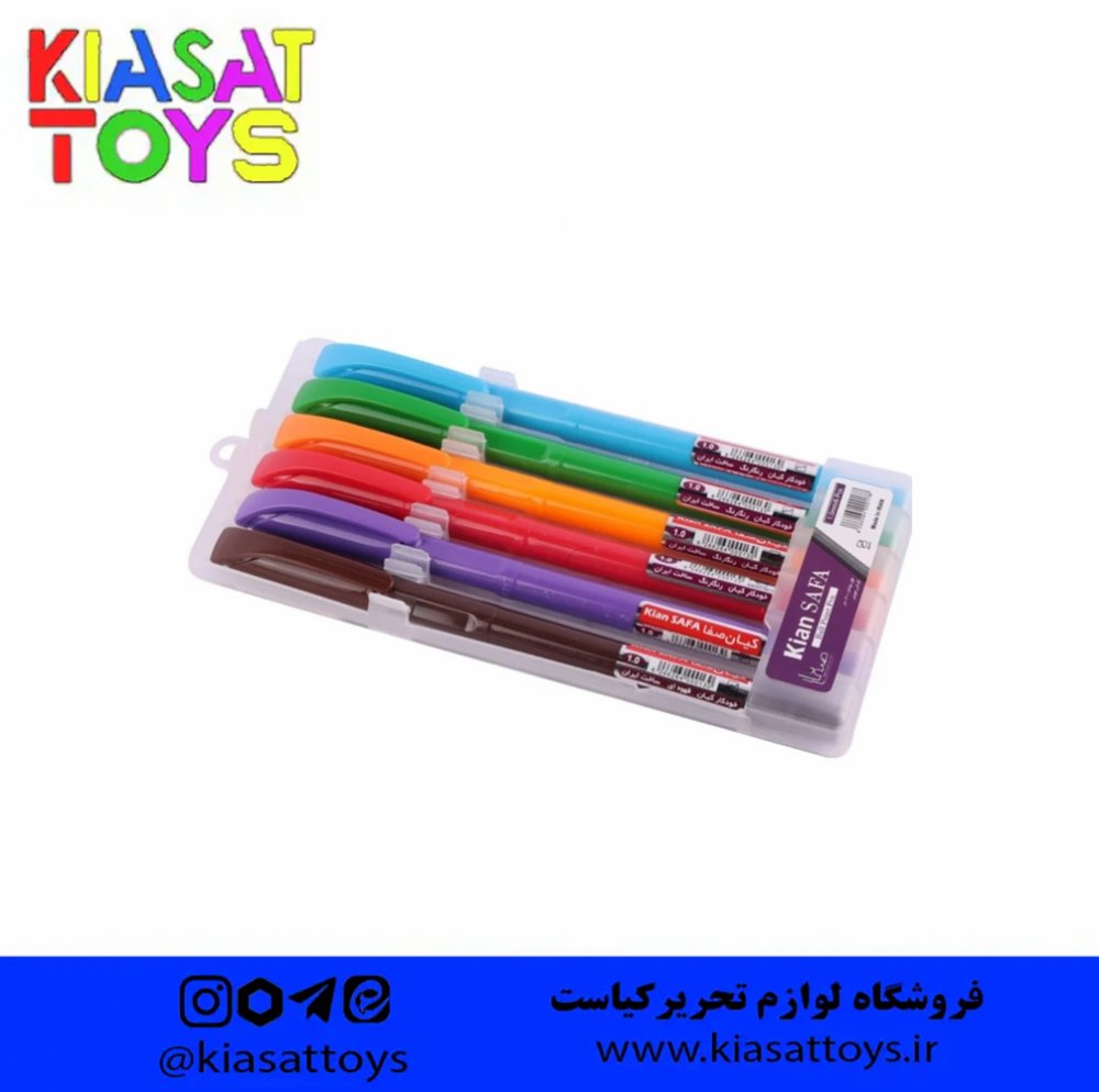کیان خودکار رنگی پک 6 عددی