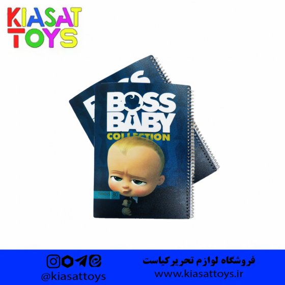 تندیس دفتر 80 برگ طلقی فانتزی - کلاسیک کد 3