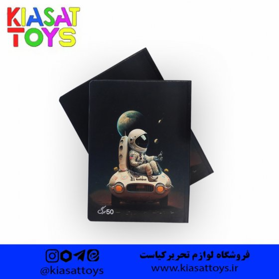 وتوس - دفتر 50 برگ ته چسب نقاشی کد 162